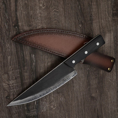 Premium high-carbon steel fillet knife with ergonomic handle for easy fish and meat preparation
