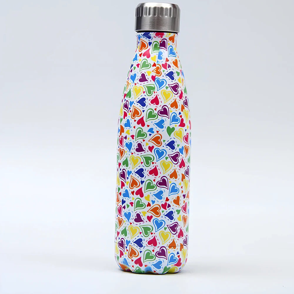 500ml stainless steel sports bottle in various colours with vacuum insulation and secure lid for gym use