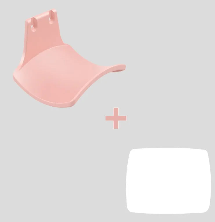 Black ABS plastic wall hanging rack with an X-shaped handle, shown with adhesive gel and screws for mounting.