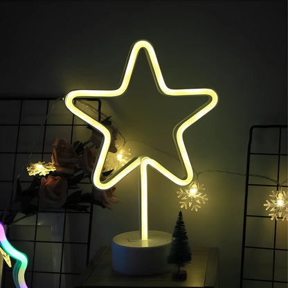 Colourful LED modelling lamp with cactus design showing E14 fitting and plastic housing
