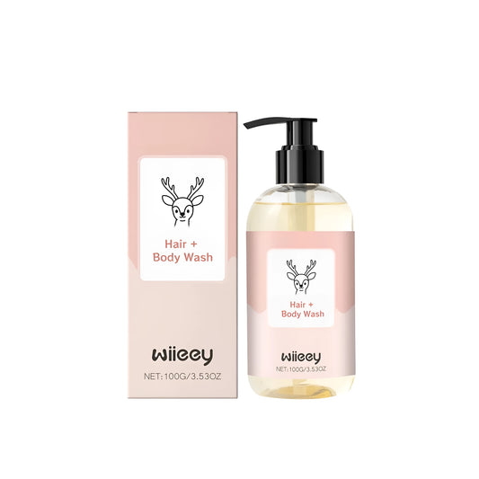 100g low sensitivity washing and bathing two-in-one lotion bottle with oat seed extract for sensitive skin care