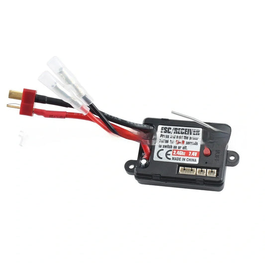 Black remote control car electrical adjustment accessories for Super Chiyu 16101 series in bagged packaging