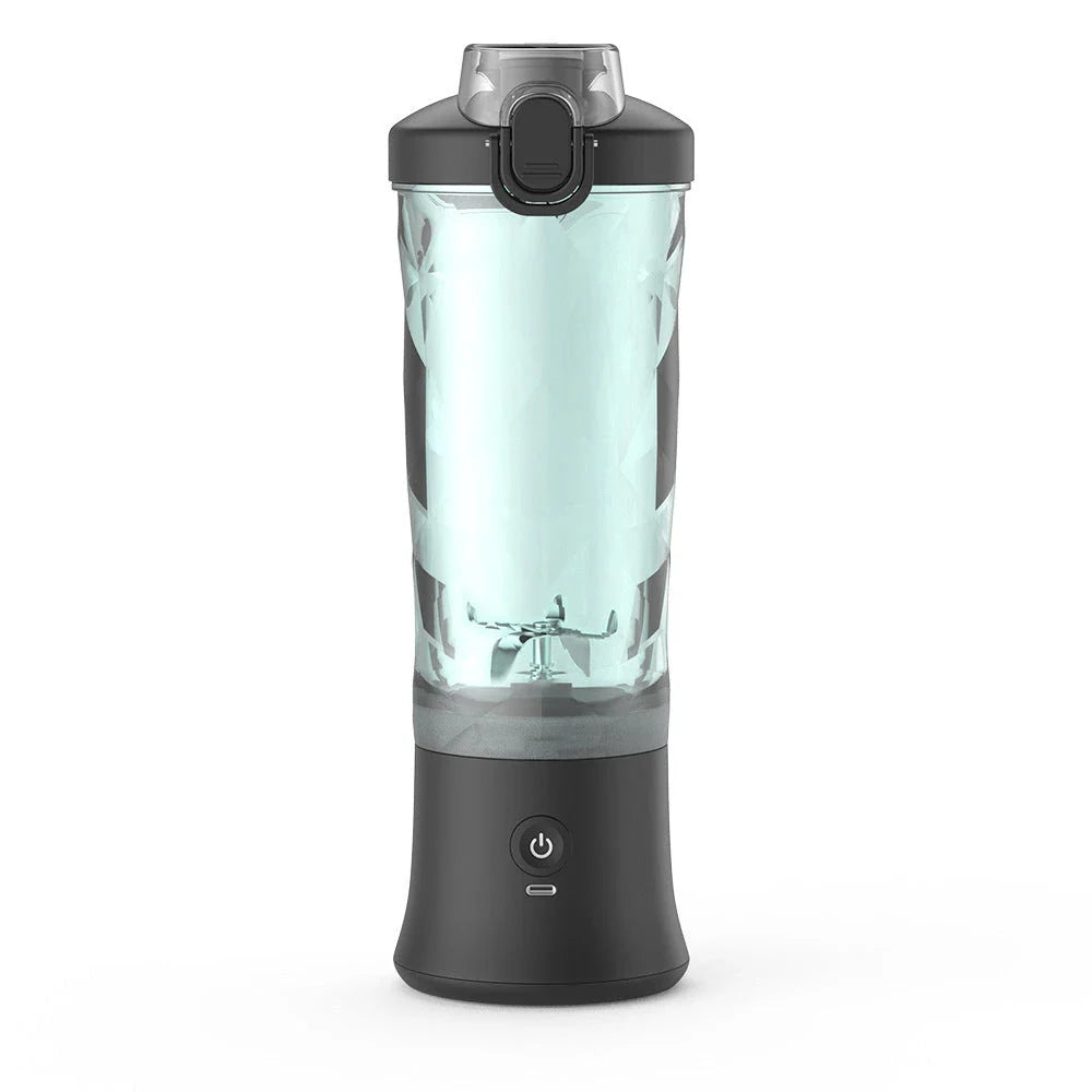 Powerful portable blender with 6-blade design for smoothies and shakes on the go