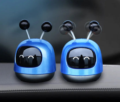 Robot car vent air freshener aromatherapy diffuser with 40ml gel fragrance