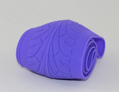 Anjiemei Silicone Steering Wheel Cover in various colors with skid-proof design