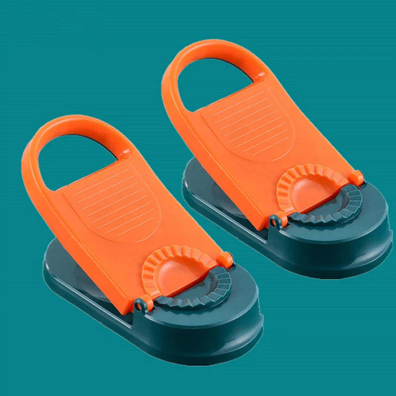 Premium 2-in-1 Dumpling Maker with Ergonomic Handle and Versatile Design for Effortless Dough Pressing and Skin Forming