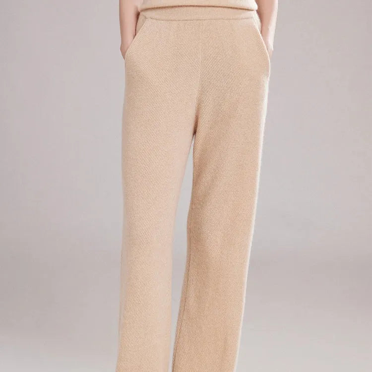 Women's casual cashmere leggings in free size with high elasticity for commuting