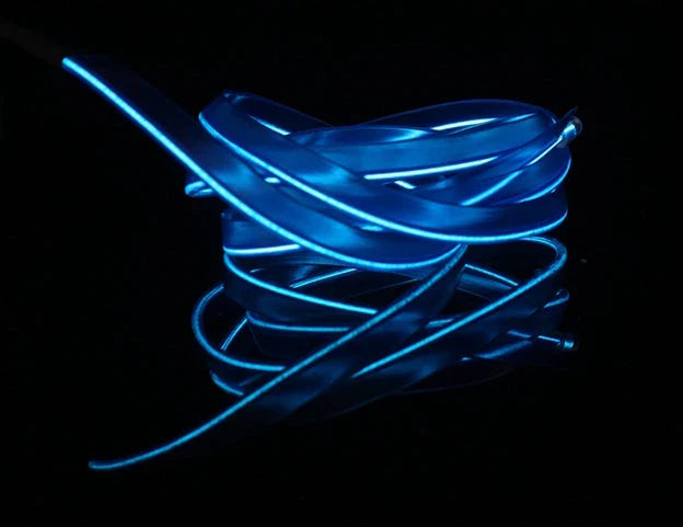Flexible LED strip lights in various colors for neon party decor, bicycle, and dance lighting