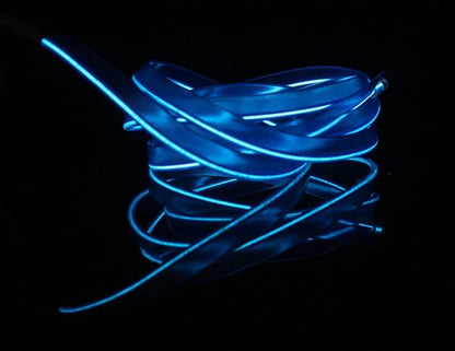 Flexible LED strip lights in various colors for neon party decor, bicycle, and dance lighting