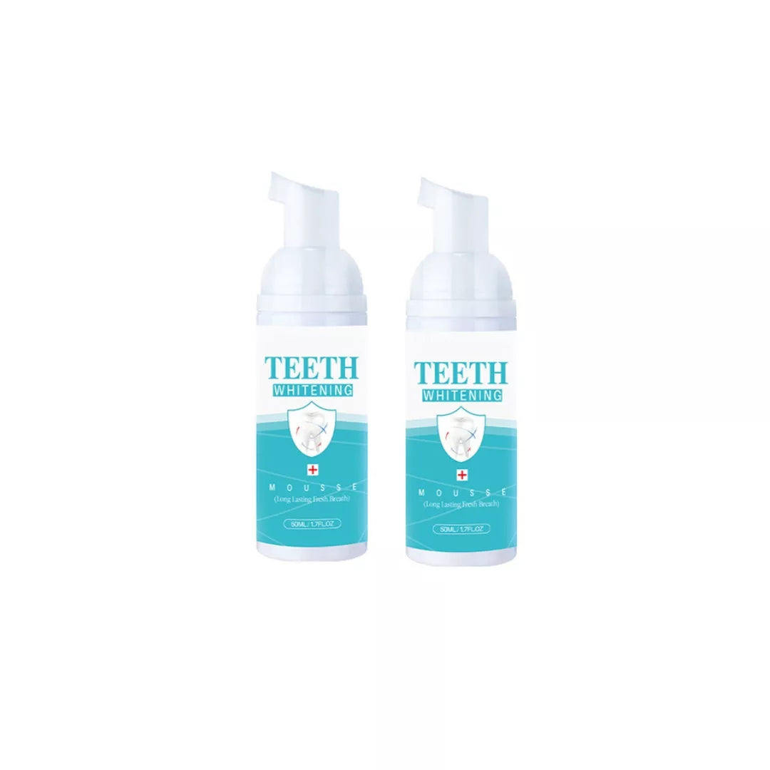 Teeth Whitening Mousse for Adults - 50ml compact whitening solution