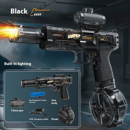 Ice Mouse electric water gun toy with 500ml water tank and high-speed firing system