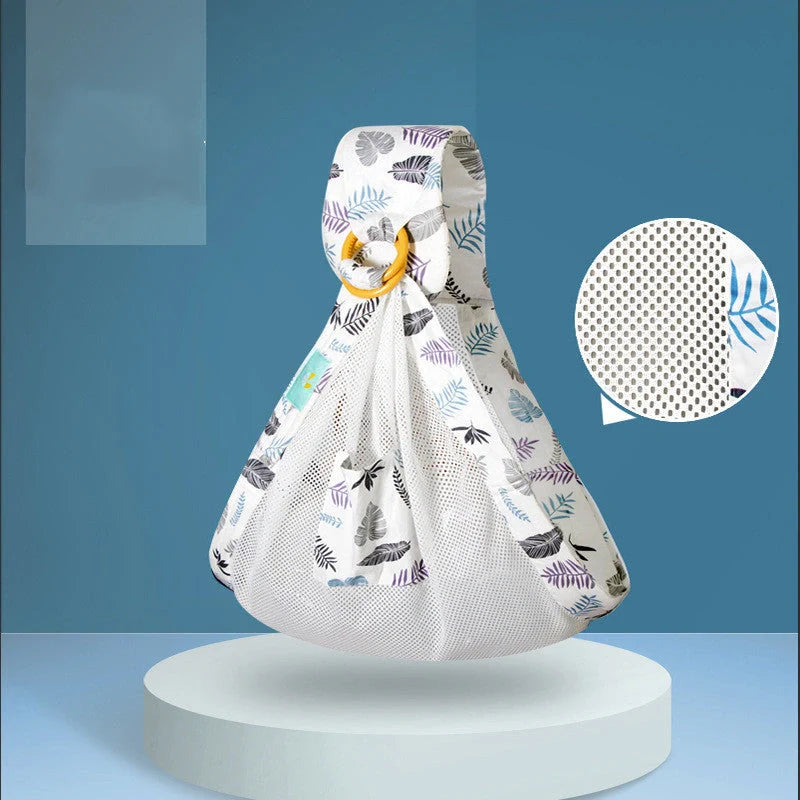 Cotton baby carrier sling in various colors for secure and comfortable baby carrying