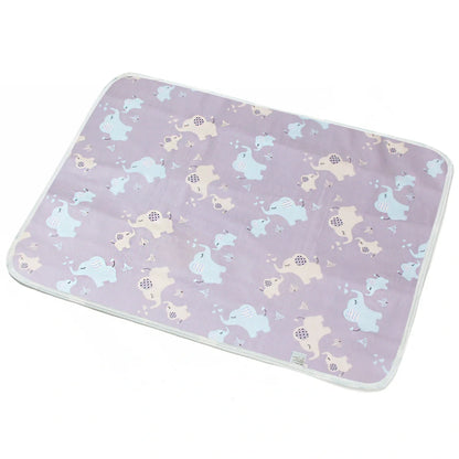 Cotton cartoon waterproof baby changing pad with multiple patterns