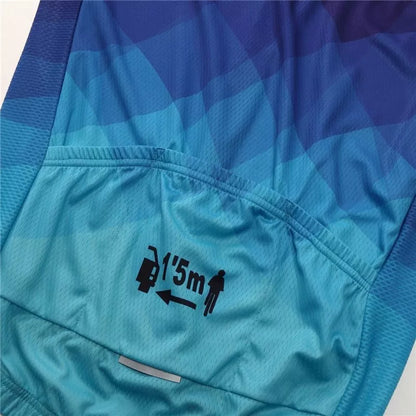 Men's summer cycling short sleeve moisture-wicking shirt in various sizes