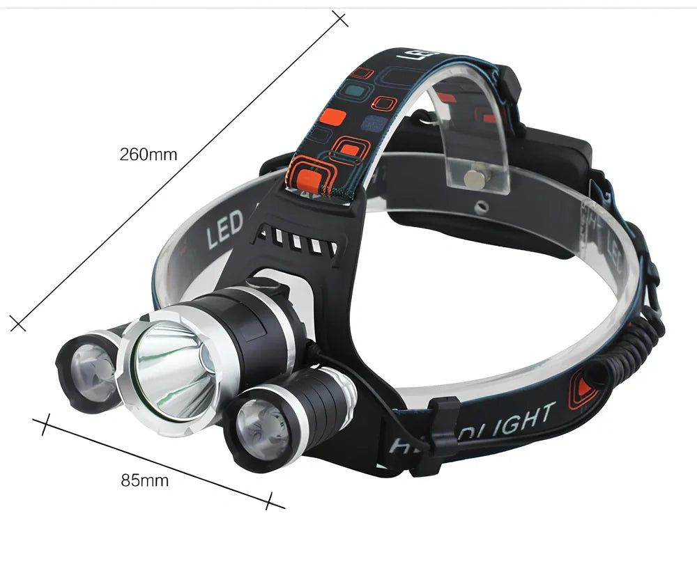 Camping light with 5800mAh battery and 20W LED output for outdoor use