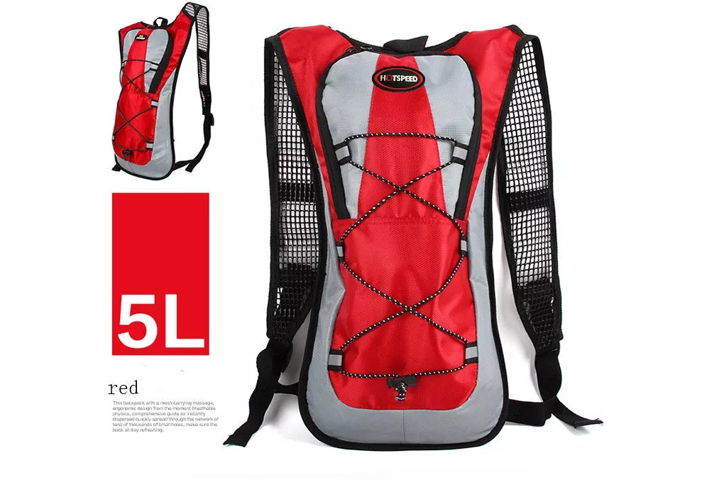 Lightweight waterproof outdoor sports backpack in selected color for running and off-road riding