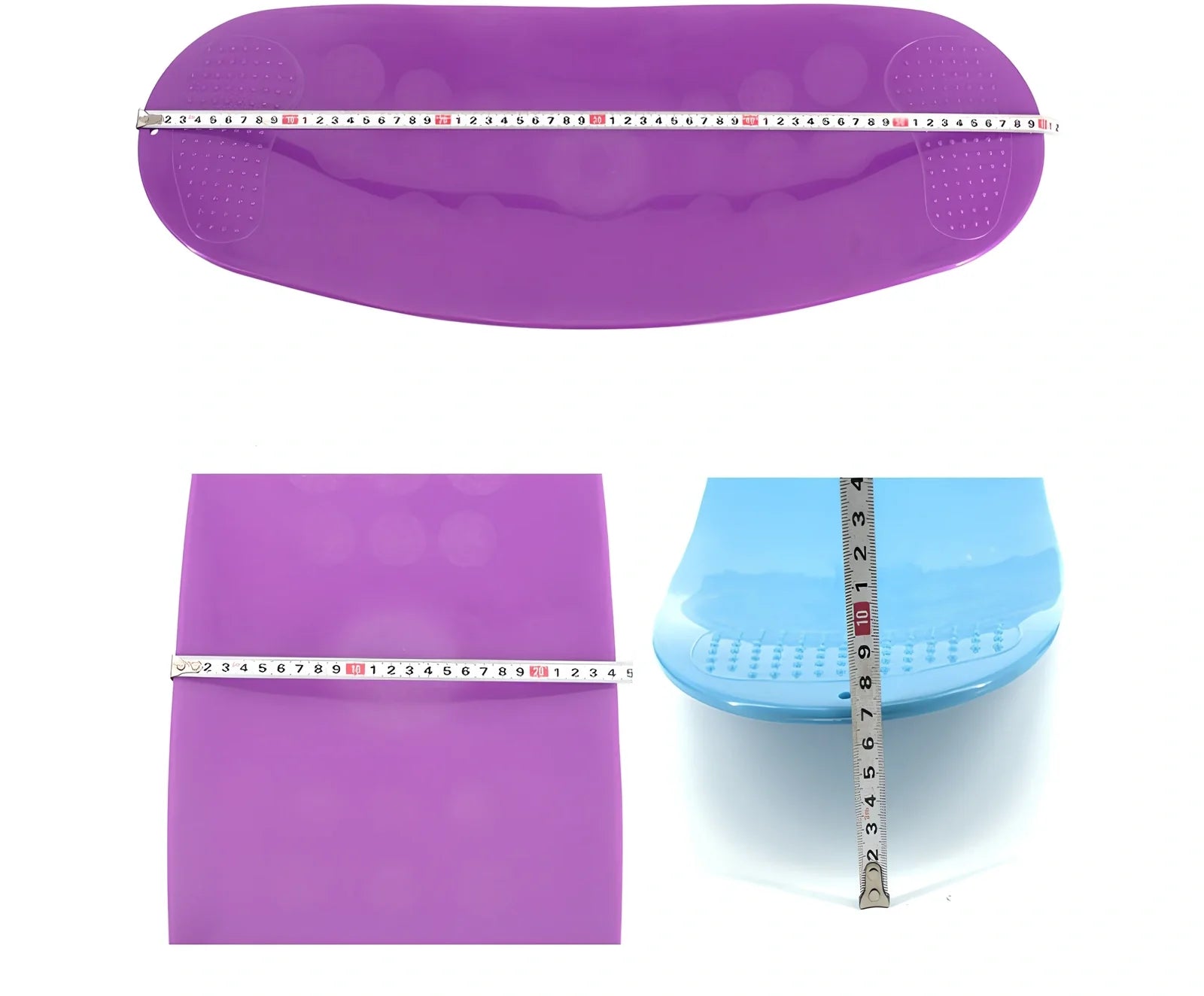 Simply Fit Board ABS balance board showing rotating mechanism and 60x24cm platform