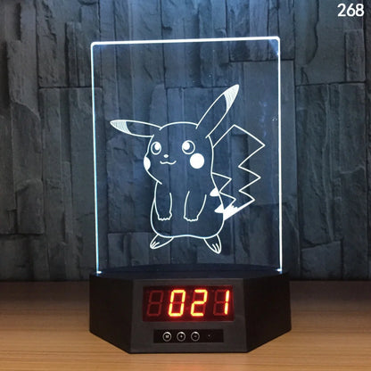 Blue dolphin-shaped table lamp with glowing 3D design and remote control on wooden surface