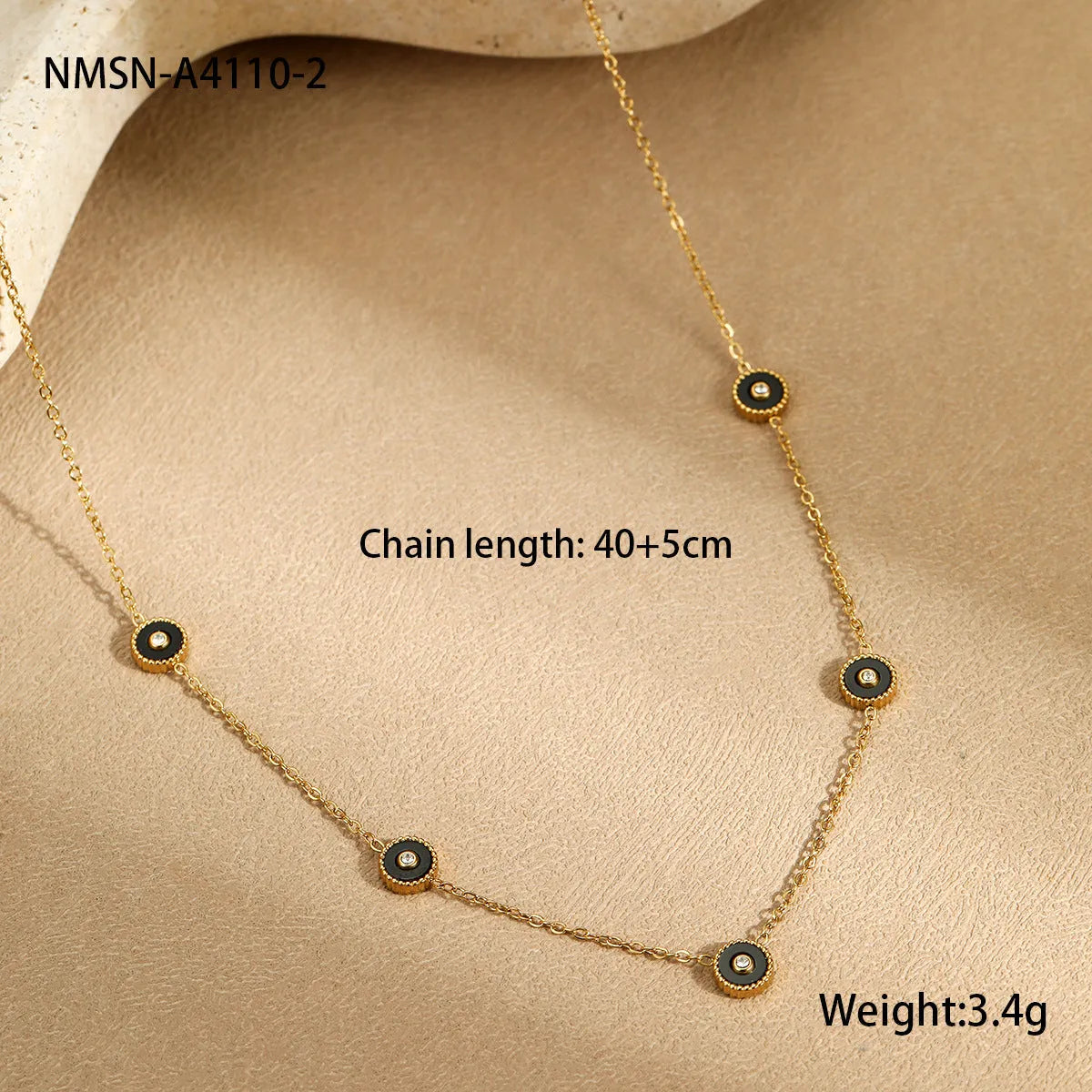 Women's stainless steel bracelet with 18K gold plating and geometric design
