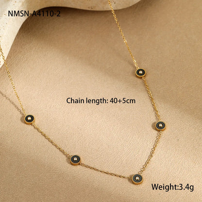 Women's stainless steel bracelet with 18K gold plating and geometric design