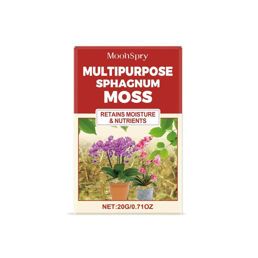 20g pack of natural sphagnum moss for gardening moisture retention and soil aeration
