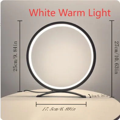Metal study desk lamp 27cm x 17.5cm x 2.5cm with USB power, black or white warm light
