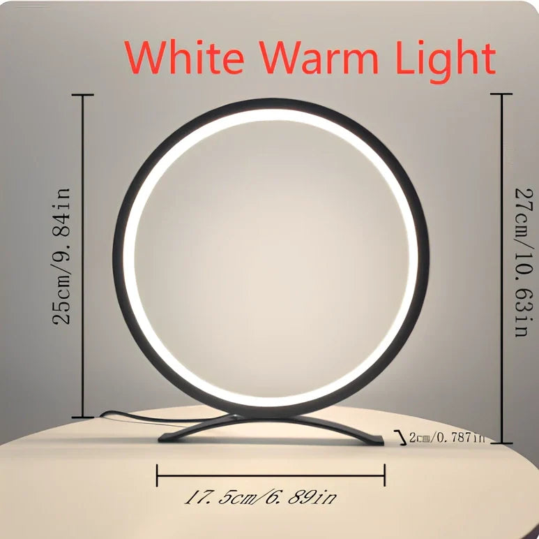 Black study desk lamp with USB cable and adjustable 25cm height mechanism