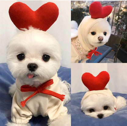 Two-legged hooded fleece dog outfits in various colors for autumn and winter wear