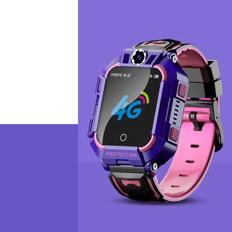 A63 children's phone smart watch with GPS positioning and waterproof design in green colour