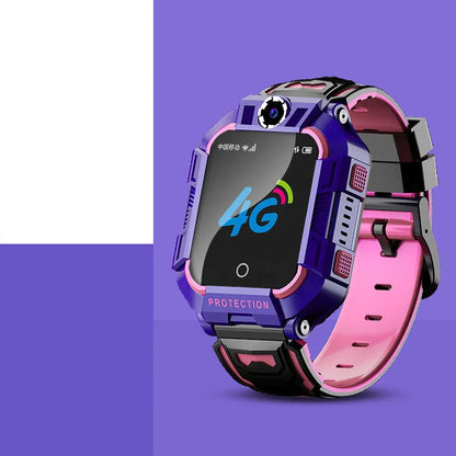 A63 children's phone smart watch with GPS positioning and waterproof design in green colour