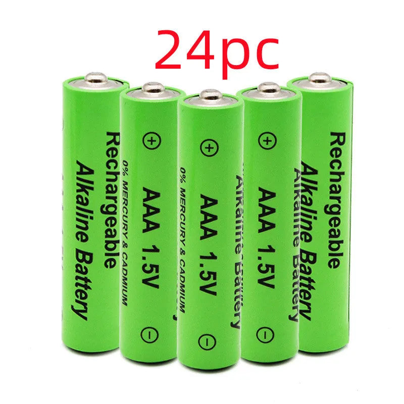 Alkaline rechargeable AA battery with 3000mAh capacity and 1.5V voltage for household devices