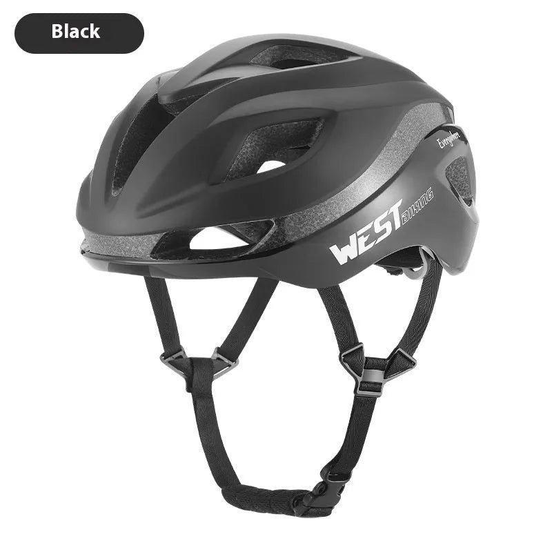 Adult road bike safety helmet in multiple colours with adjustable 58-61cm fit