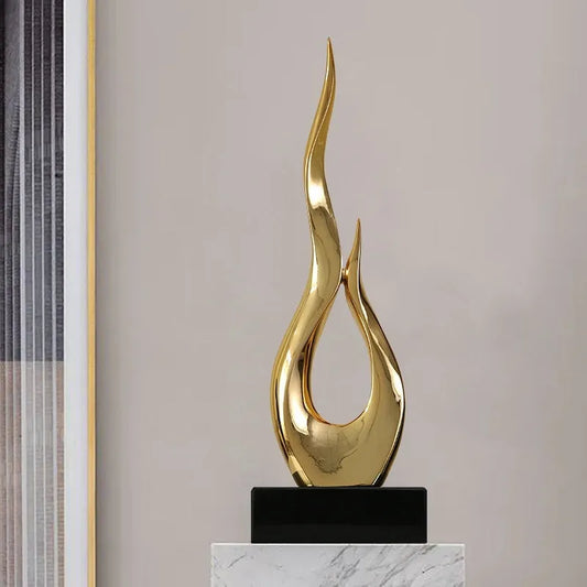 Festival high-rise decoration crafts in resin with custom colour options and modern minimalist design