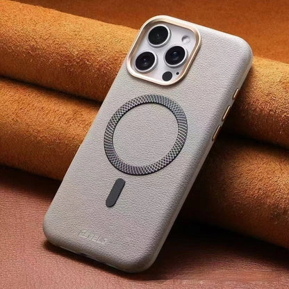 Triangle shield magnetic suction phone case in black with shockproof protection for iPhone