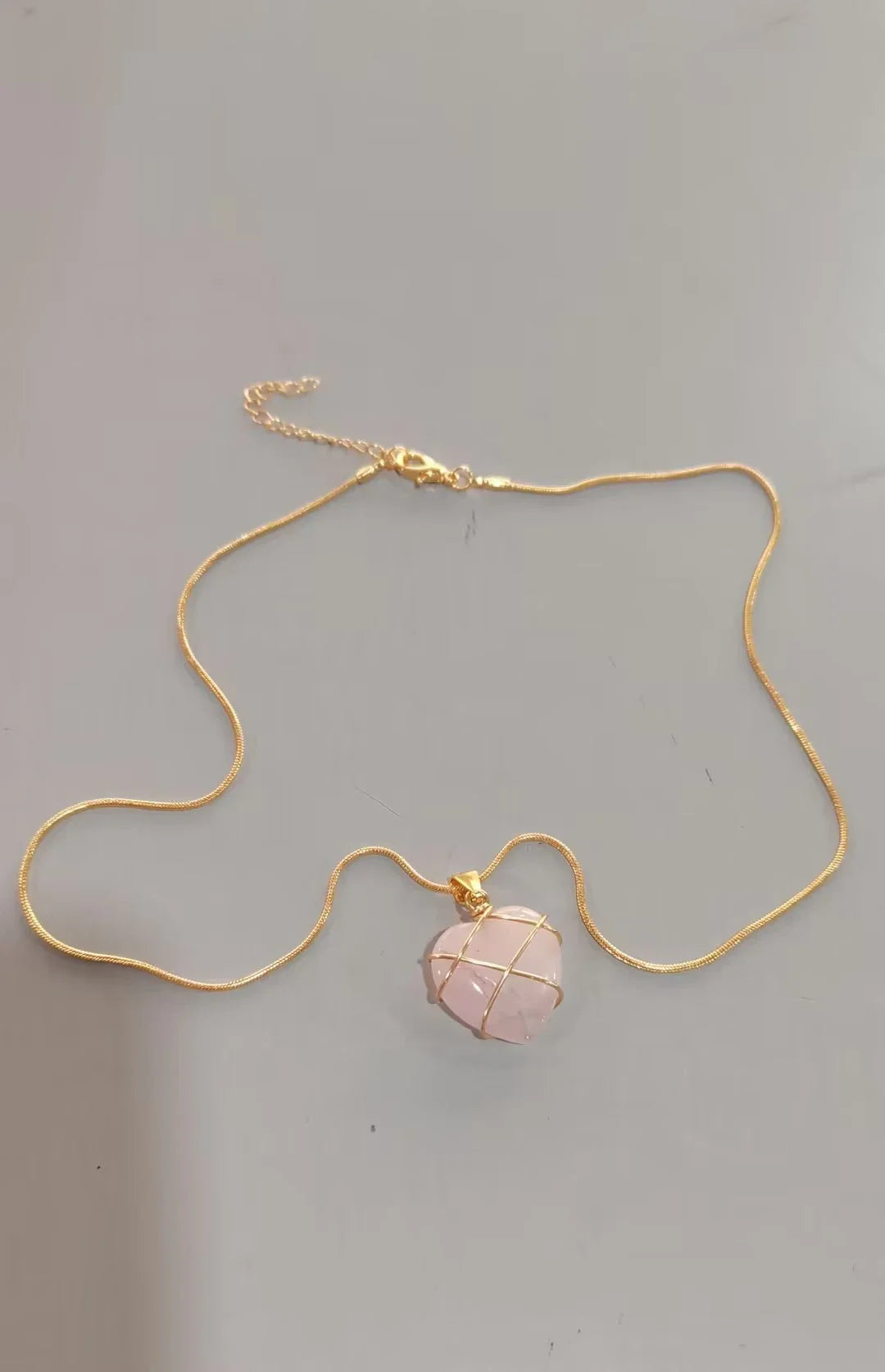 Enchanting heart-shaped moonstone necklace with real gold electroplating, a premium accessory for fashionable princesses