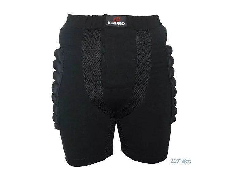 Adult and children sports hockey pants with hip protector in Pink Flower, Blue Ocean, and Black