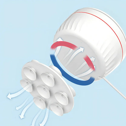 White portable turbine washing machine with USB power connection for dormitory use