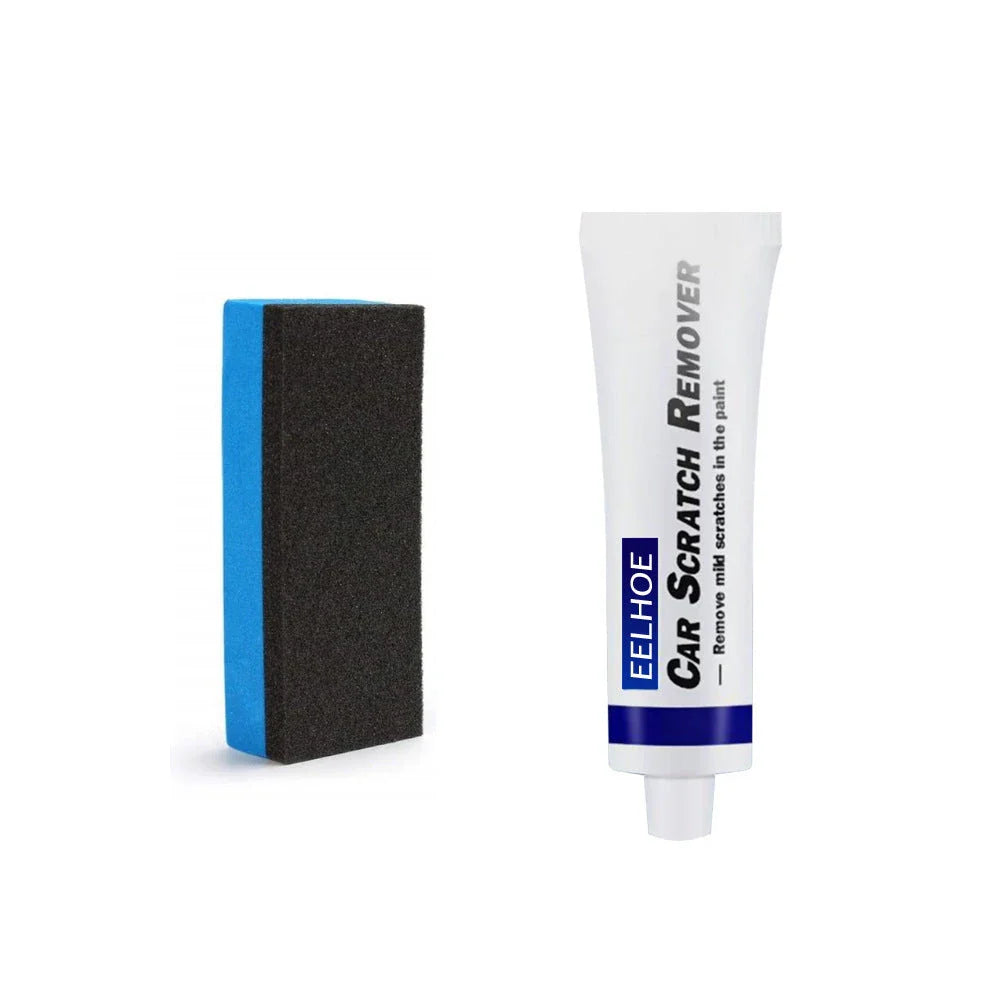 A car polish cream product that effectively removes light scratches and restores the vehicle's original shine
