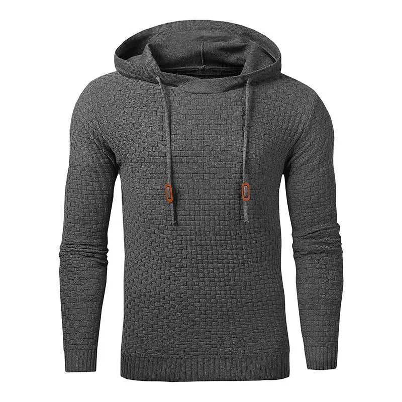 Men's hoodie sweater in various colors and sizes, made from 65% cotton and 35% polyester blend