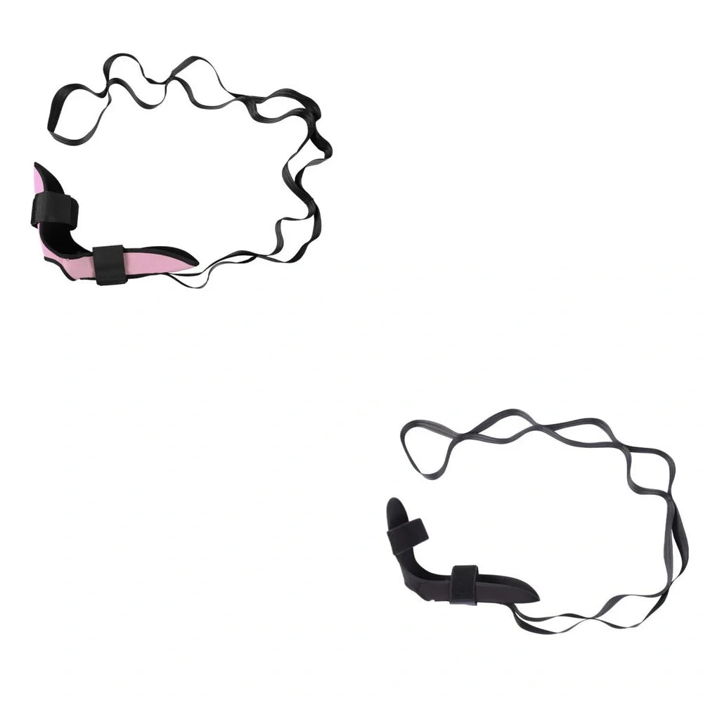 Fitness stretching belt for plantar fasciitis with 23cm length and multiple colour options