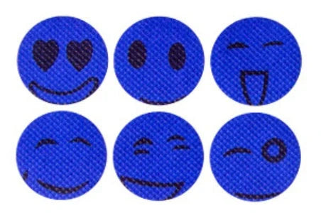 Summer Smile Mosquito Sticker 6-Pack in random colors, non-toxic mosquito repellent
