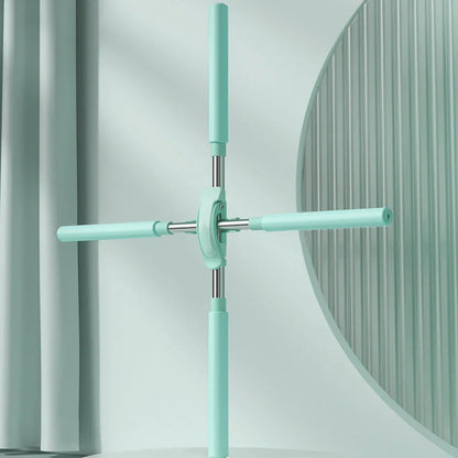 Stainless steel adjustable body stick yoga shoulder opener with 54-86cm range in blue, green, pink colours