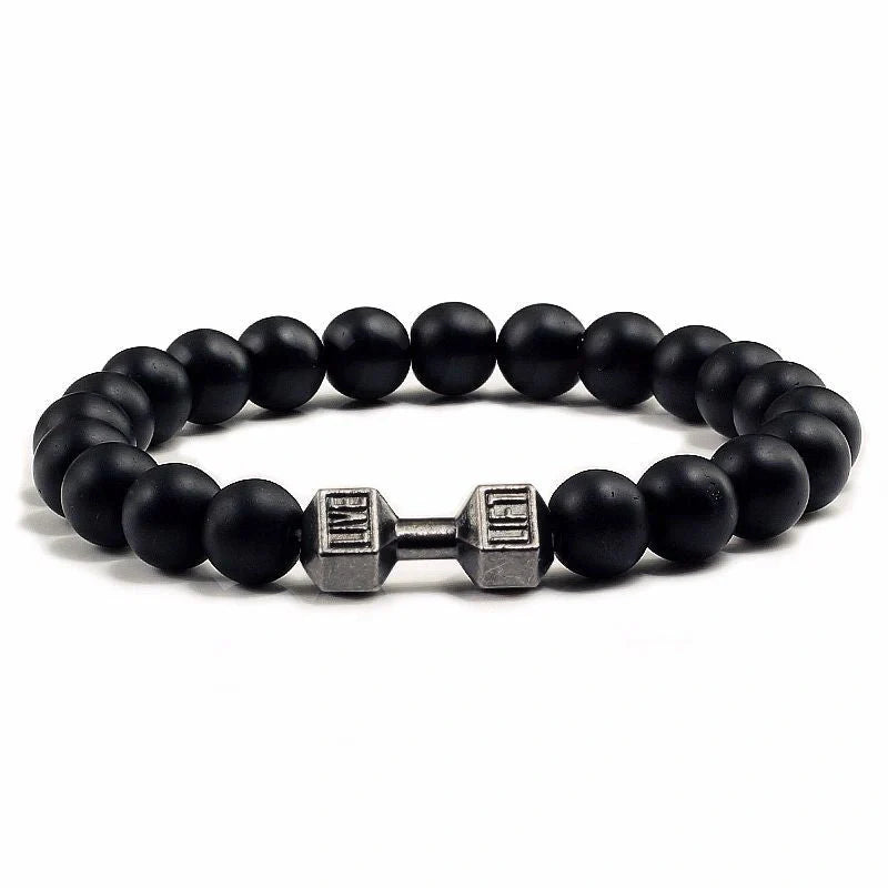 Natural volcanic stone beads bracelet with aromatherapy diffuser in various colors and sizes