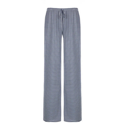 Stylish women's striped pants in various colors with a casual, Y2K-inspired design