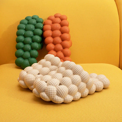 Premium massage bubble slides in various colors and sizes, designed for relaxing indoor use