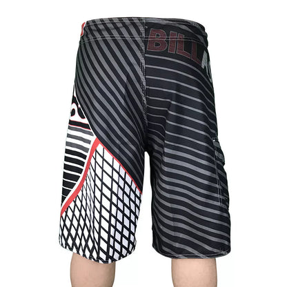 Quick-drying surf pants in red, blue, and green, sizes 30-38, 100% polyester fiber