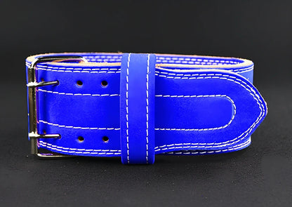 Four-layer cowhide leather sports fitness belt for weightlifting support