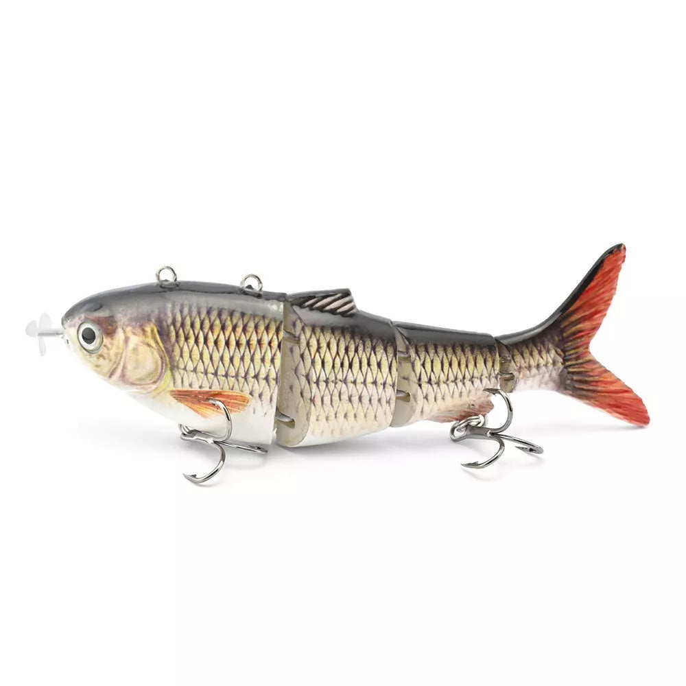 Electric Fishing Lure Bait Wobblers in various colors for effective fishing