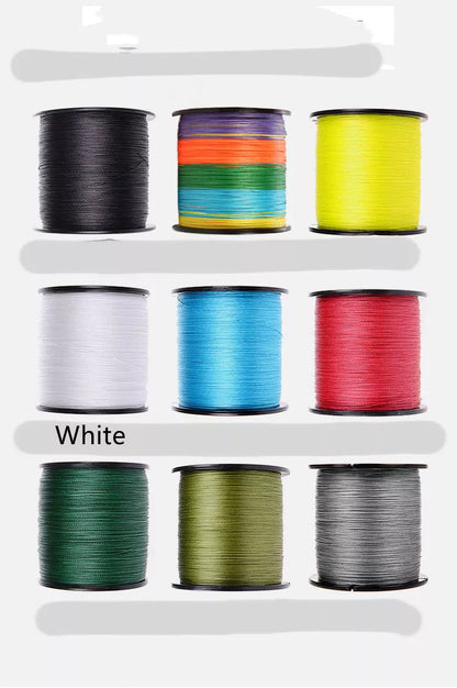 Hook Drop Spinning Wheel Fishing Line with high-strength PE material in various colors