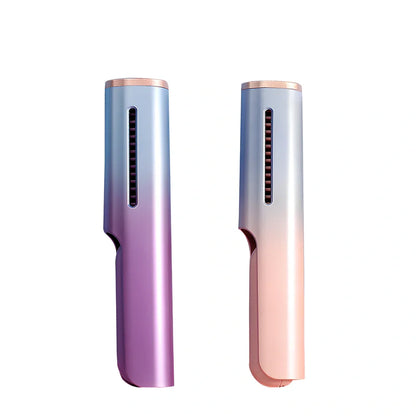Wireless USB heating comb with 3D gradient colour and tourmaline ceramic conductor for dry hair
